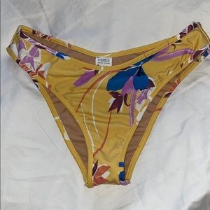 Montce yellow batik lulu bikini bottom